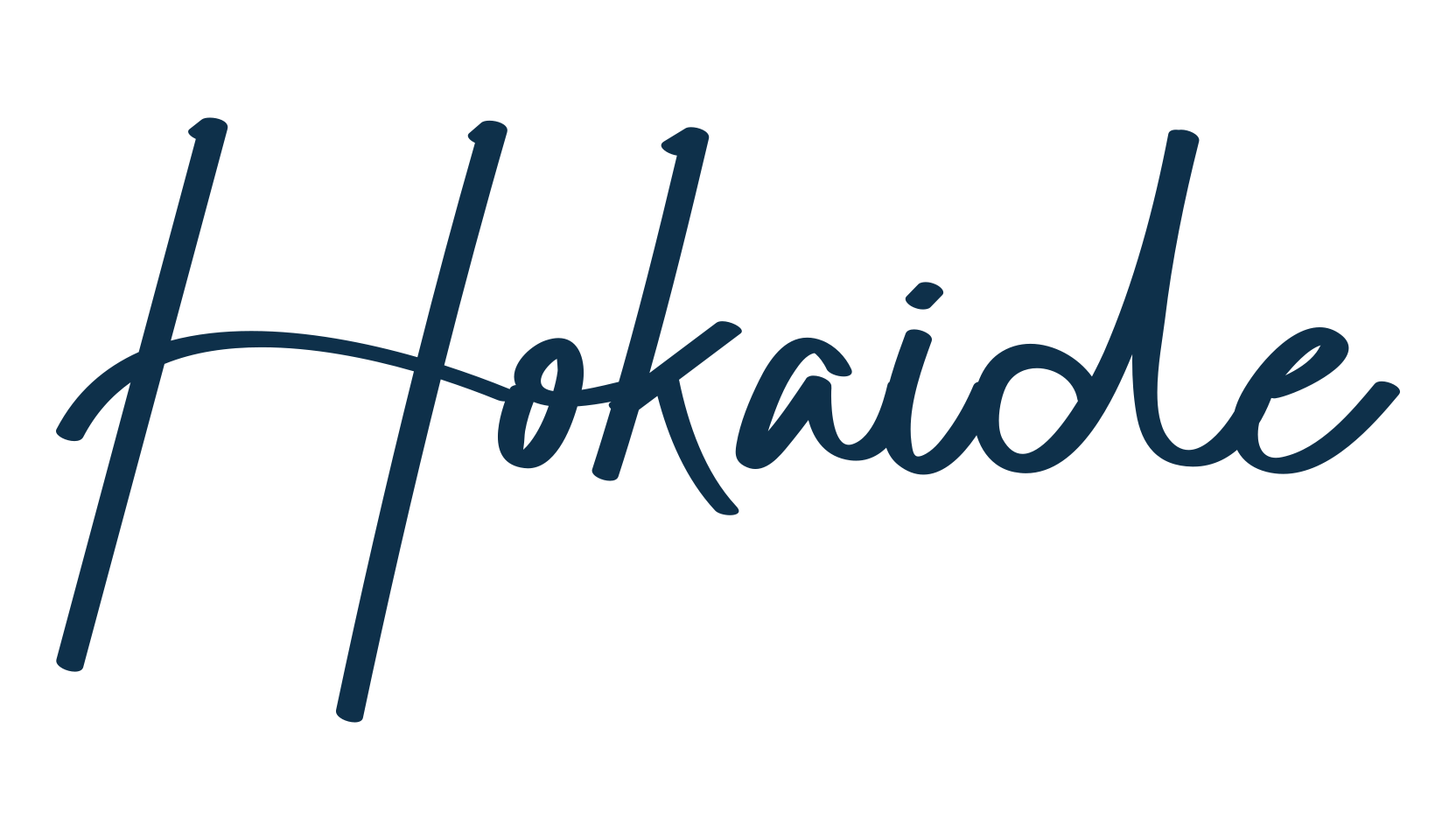Hokaide, script handwritten fancy decorative calligraphy font preview
