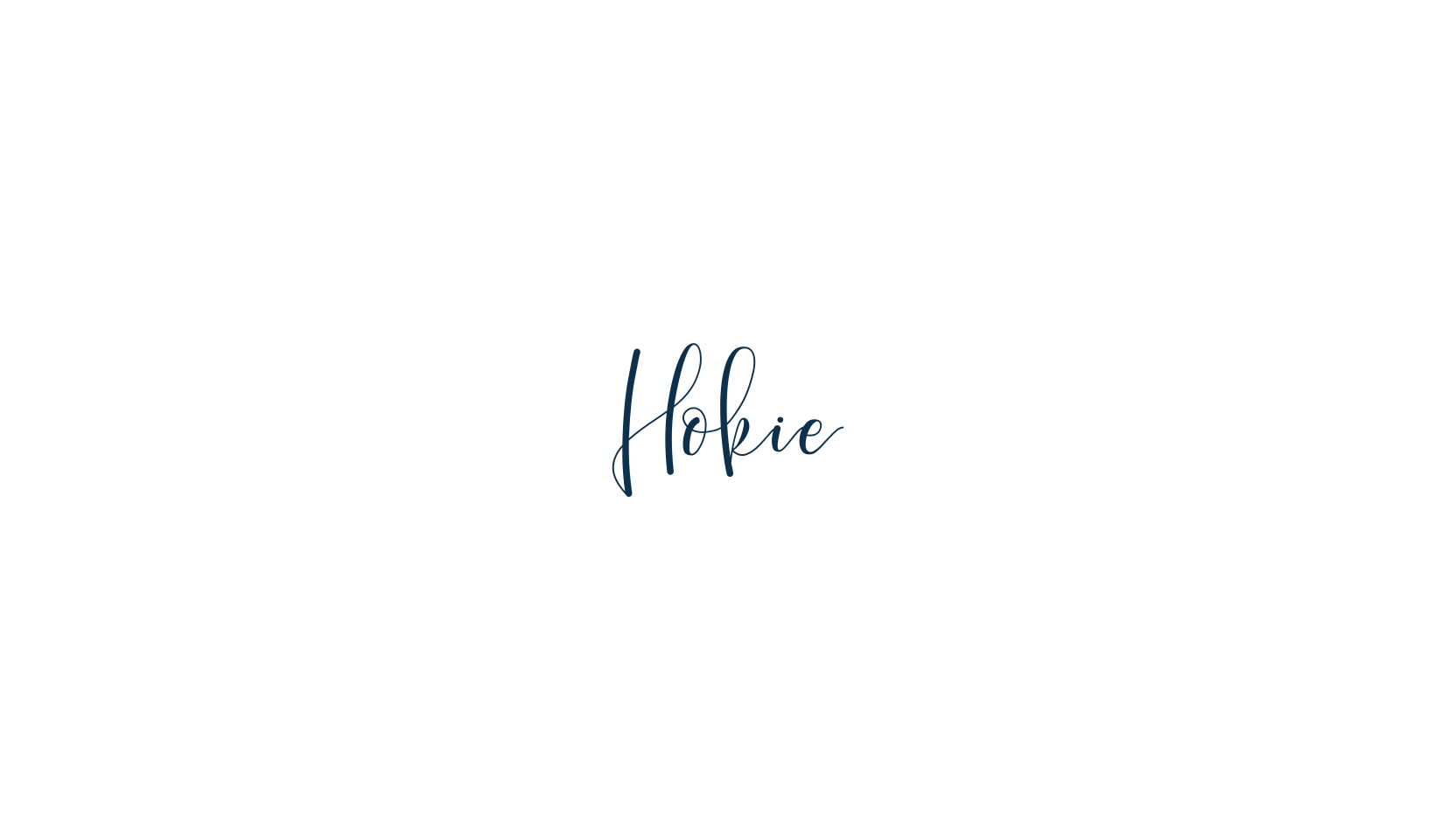 Hokie, calligraphy font preview