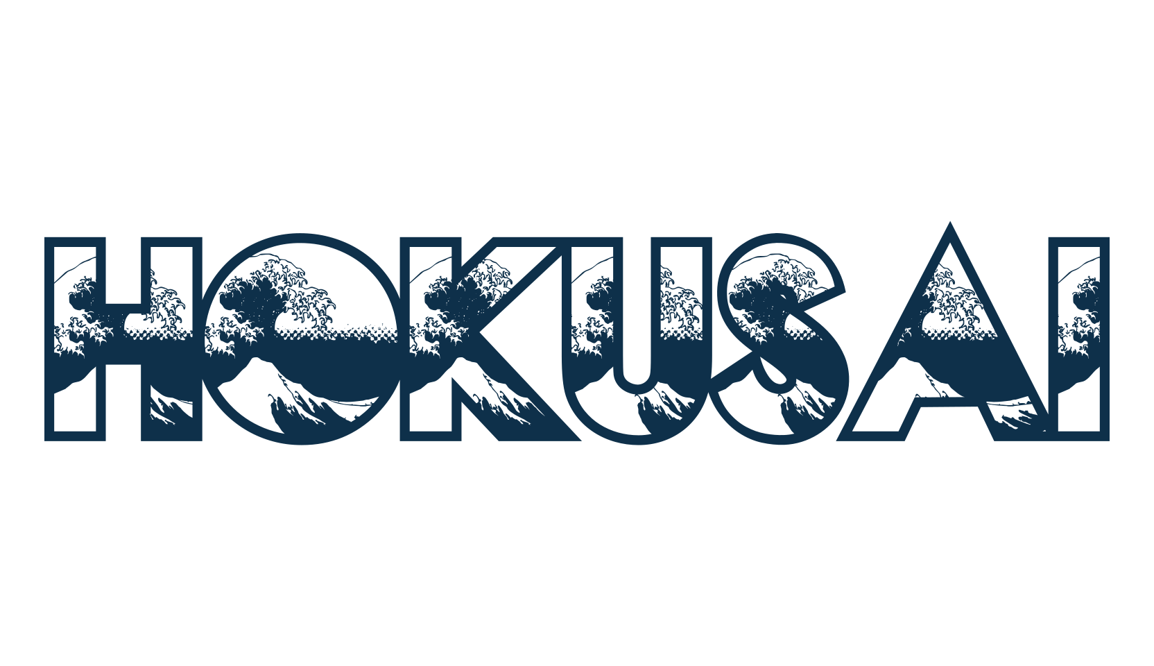 Hokusai, fancy decorative font preview