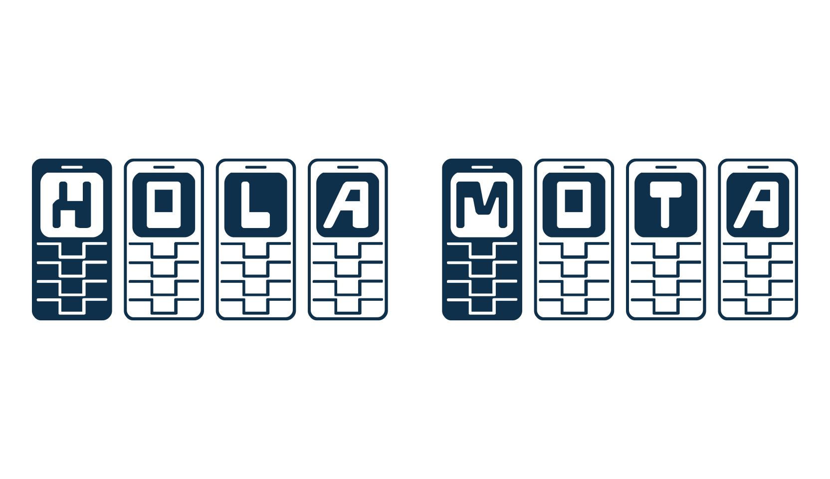 Hola Mota, decorative font preview