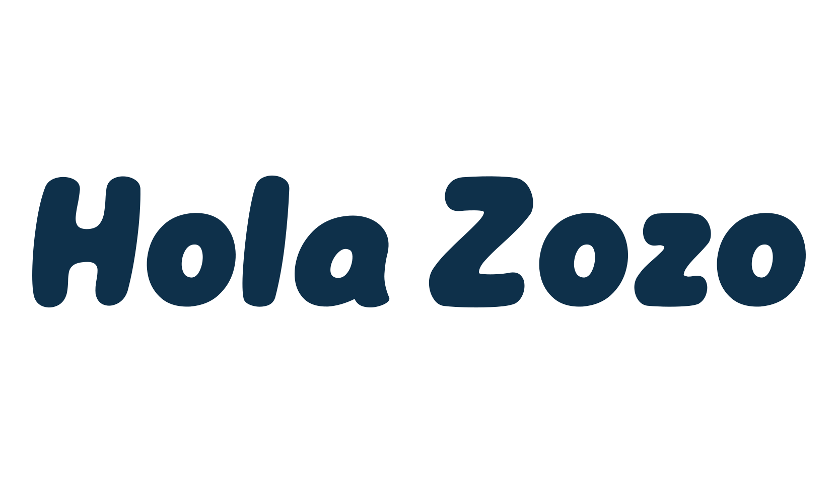 Hola Zozo, cartoon font preview