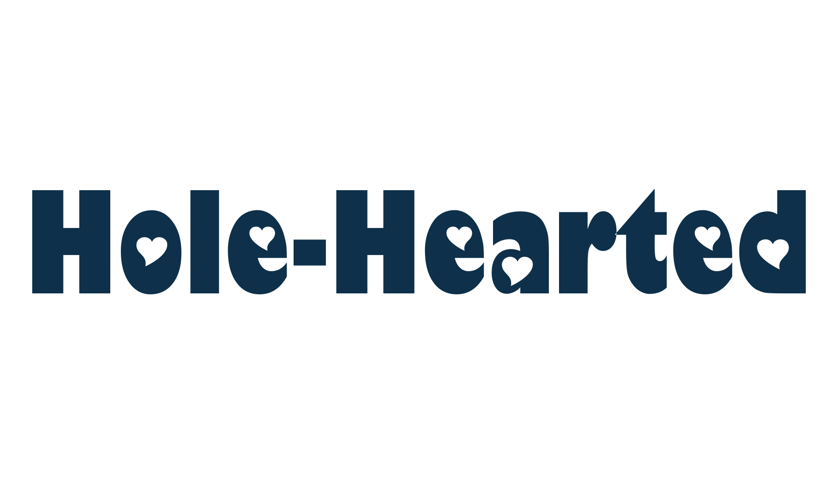 Hole-Hearted, display market font preview