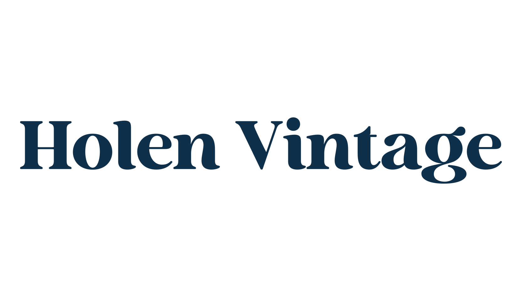 Holen Vintage, basic serif font preview