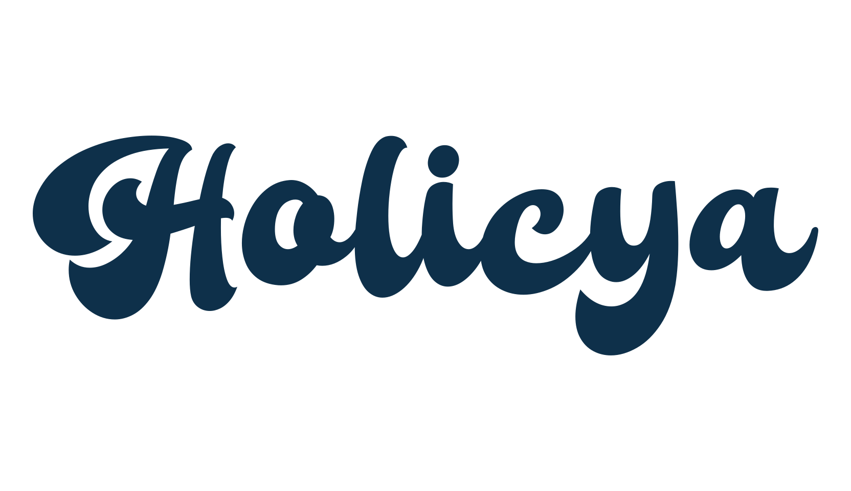 Holicya, old school font preview
