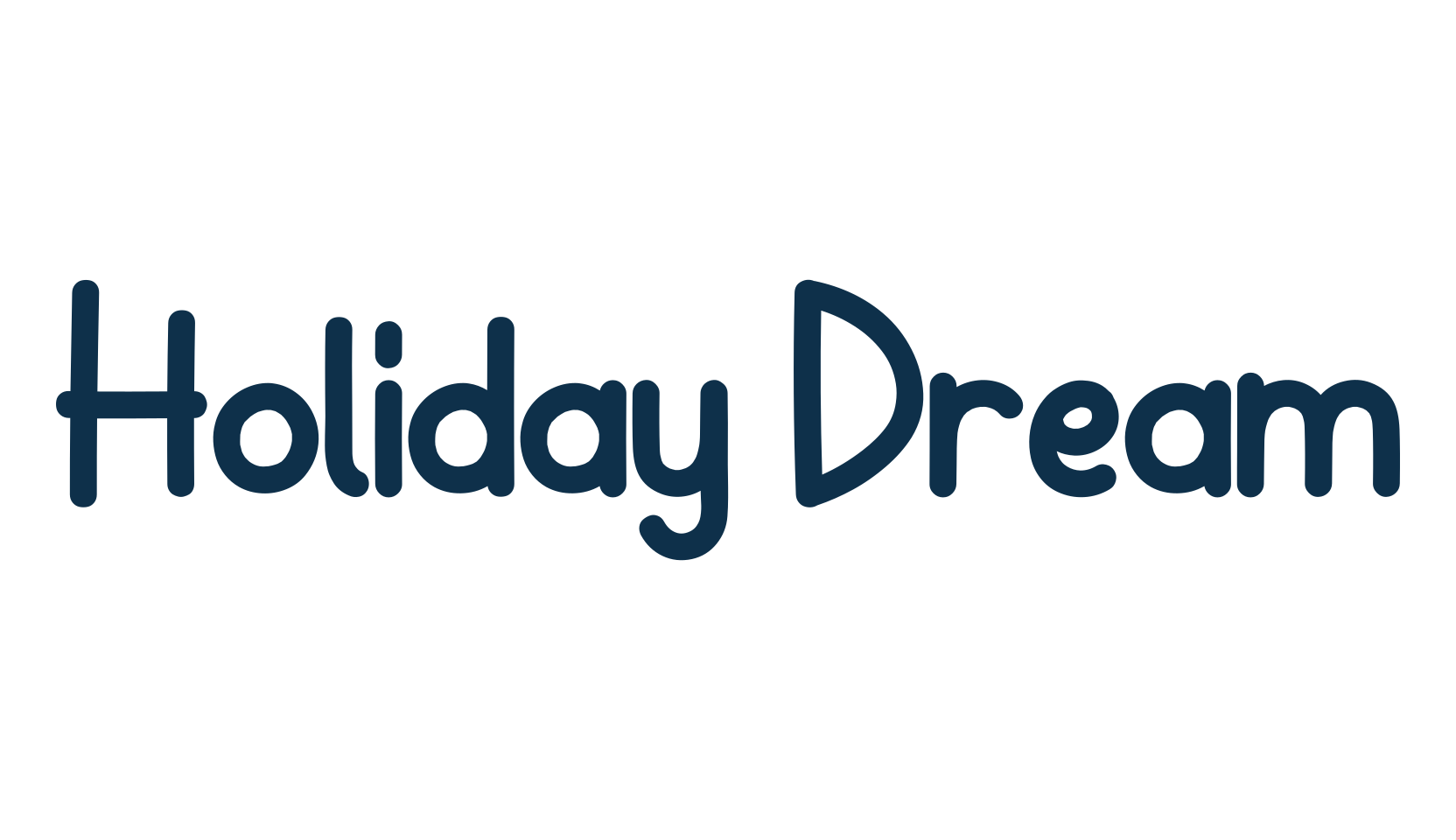 Holiday Dream, fancy various decorative font preview