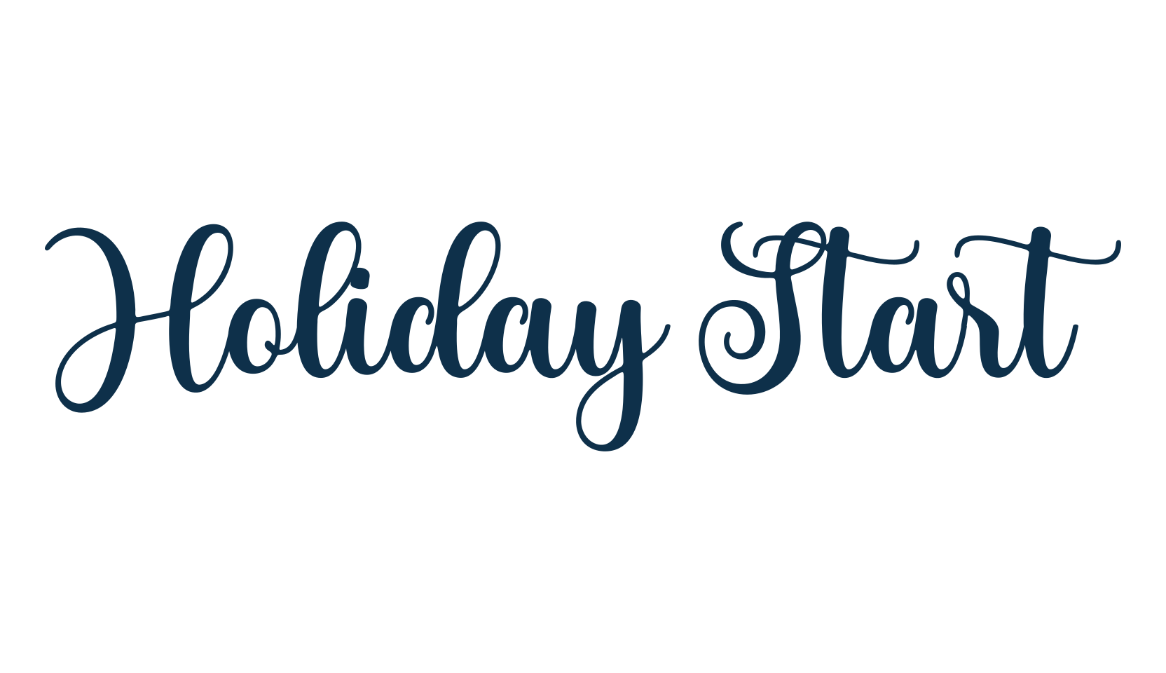 Holiday Start, script calligraphy fancy decorative font preview
