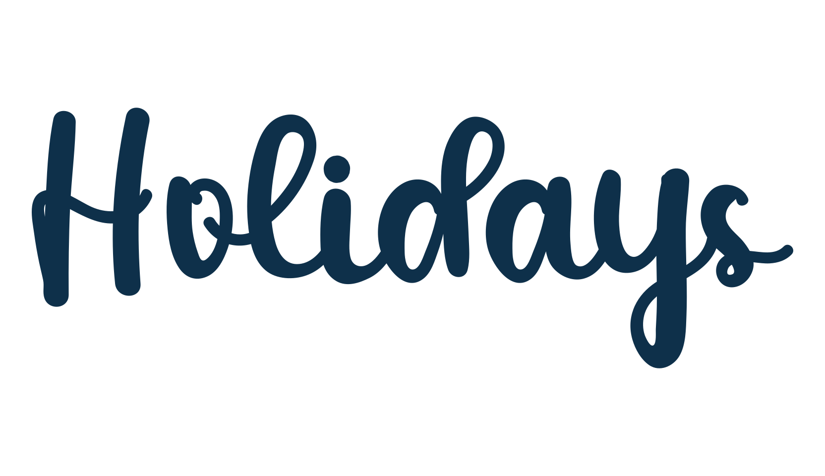 Holidays (holidays-2), display market font preview