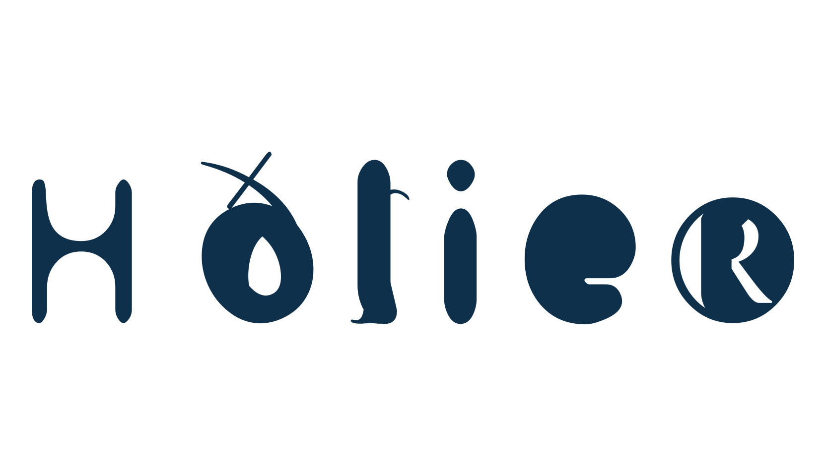 Holier, fancy distorted decorative font preview