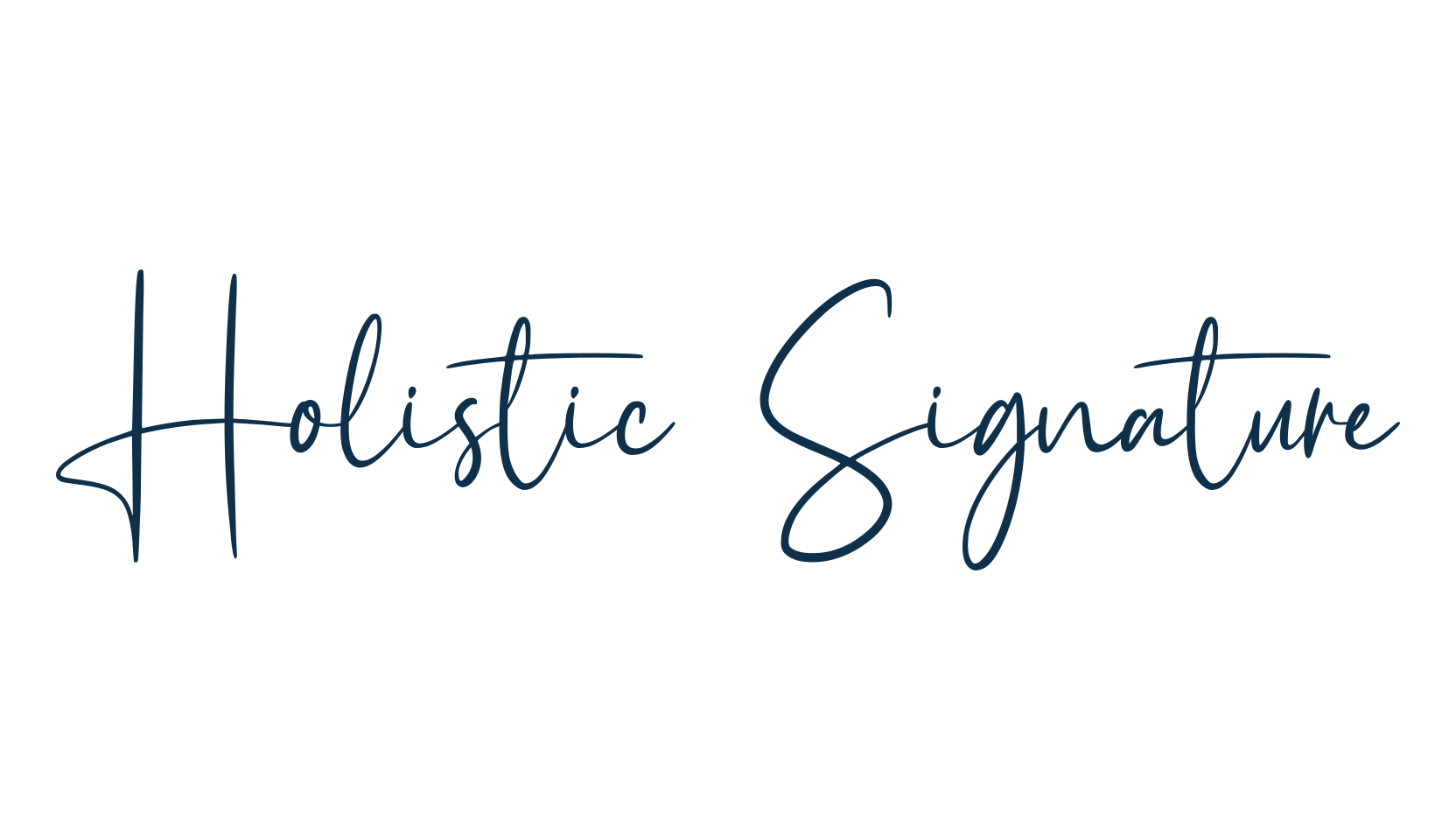 Holistic Signature, handwriting font preview