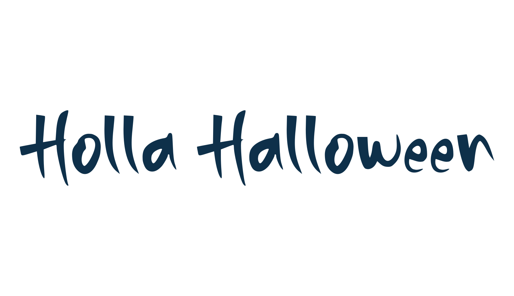 Holla Halloween, fancy decorative font preview