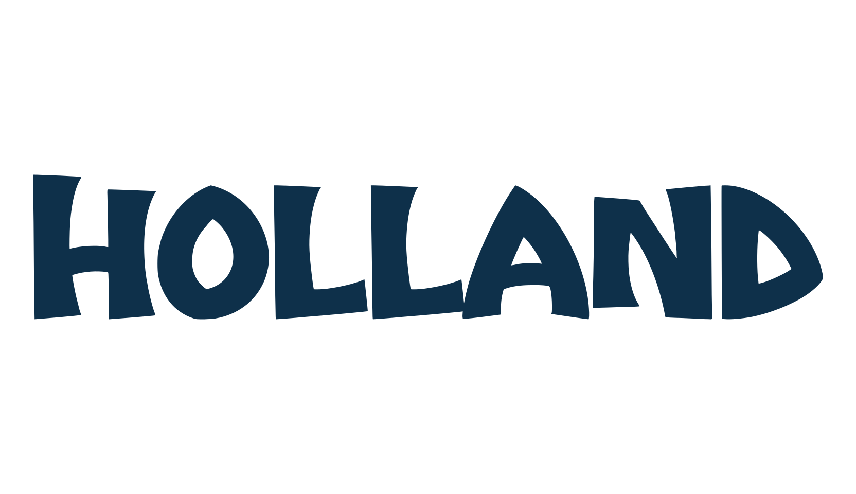 Holland, fancy cartoon decorative font preview