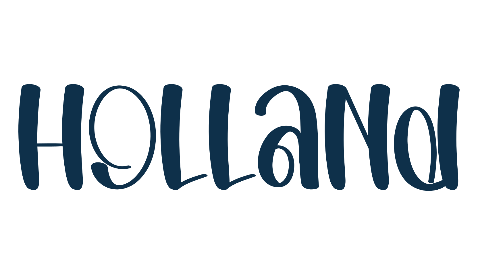 Holland (holland-3), display market font preview