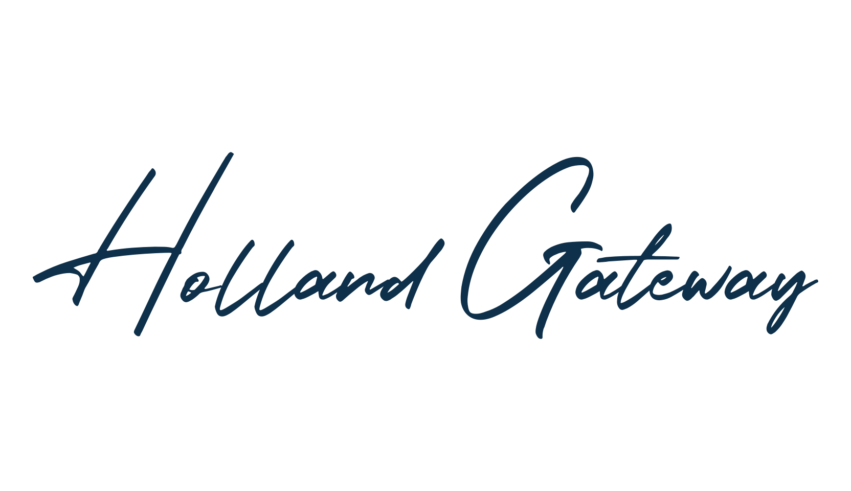 Holland Gateway, script handwritten fancy decorative calligraphy font preview