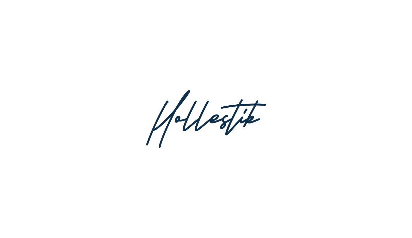 Hollestik, script handwritten fancy decorative calligraphy font preview