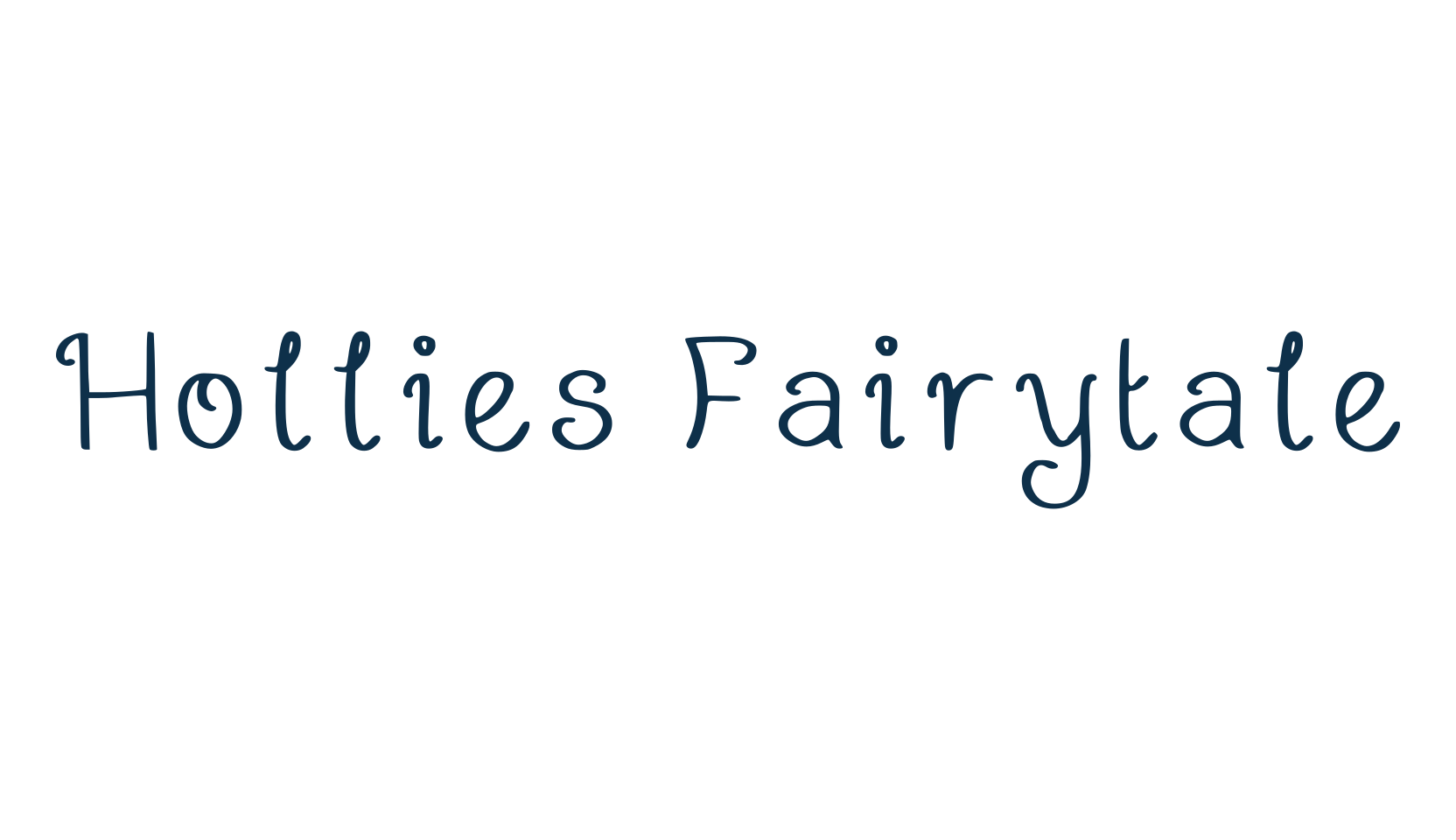 Hollies Fairytale, fancy various decorative script calligraphy font preview