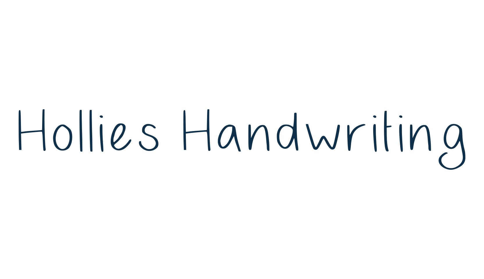 Hollies Handwriting, script handwritten fancy decorative calligraphy font preview
