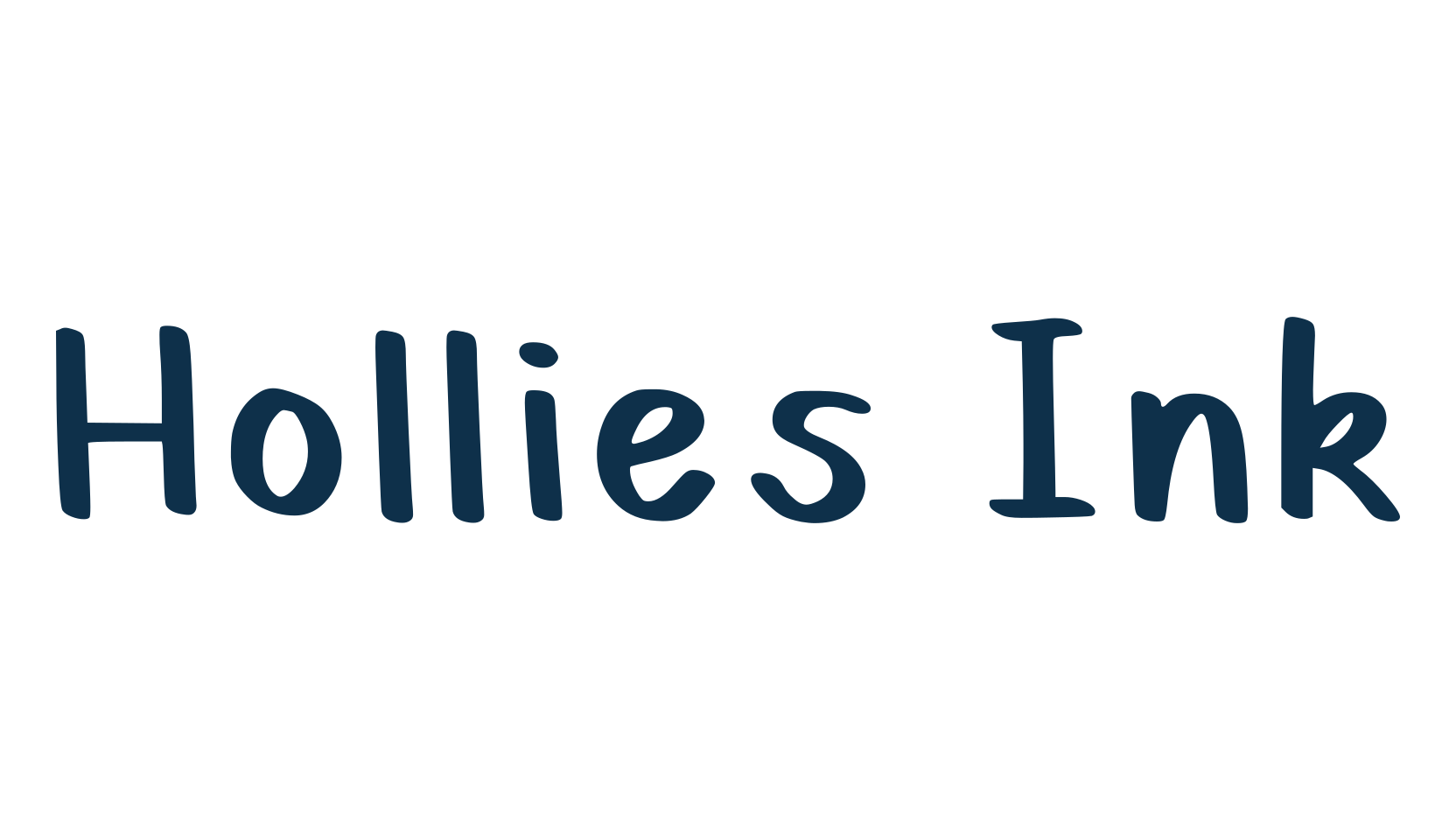 Hollies Ink, script handwritten fancy decorative calligraphy font preview