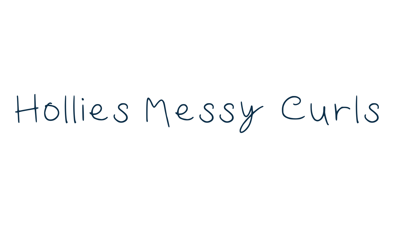 Hollies Messy Curls, script handwritten fancy decorative calligraphy font preview