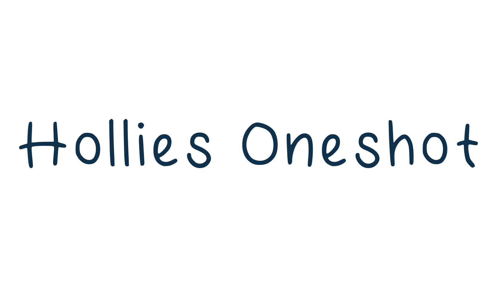 Hollies Oneshot, script handwritten fancy decorative calligraphy font preview
