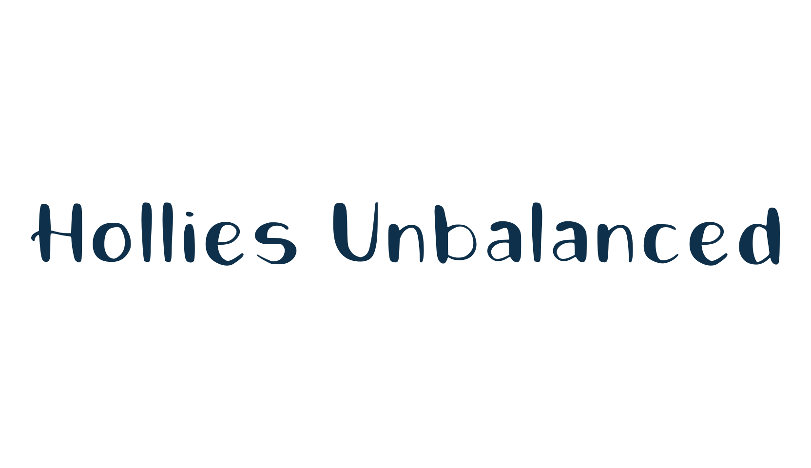 Hollies Unbalanced, display market font preview