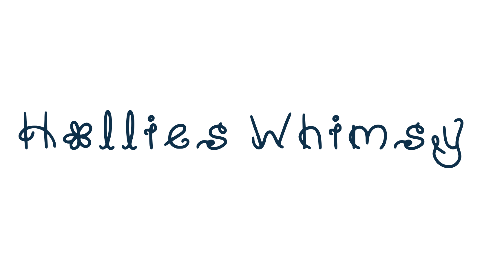 Hollies Whimsy, fancy various decorative script calligraphy font preview