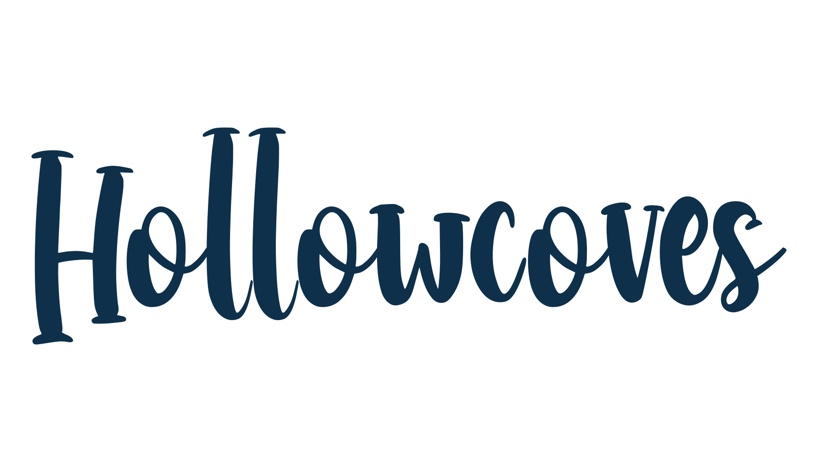 Hollowcoves, fancy cartoon decorative font preview