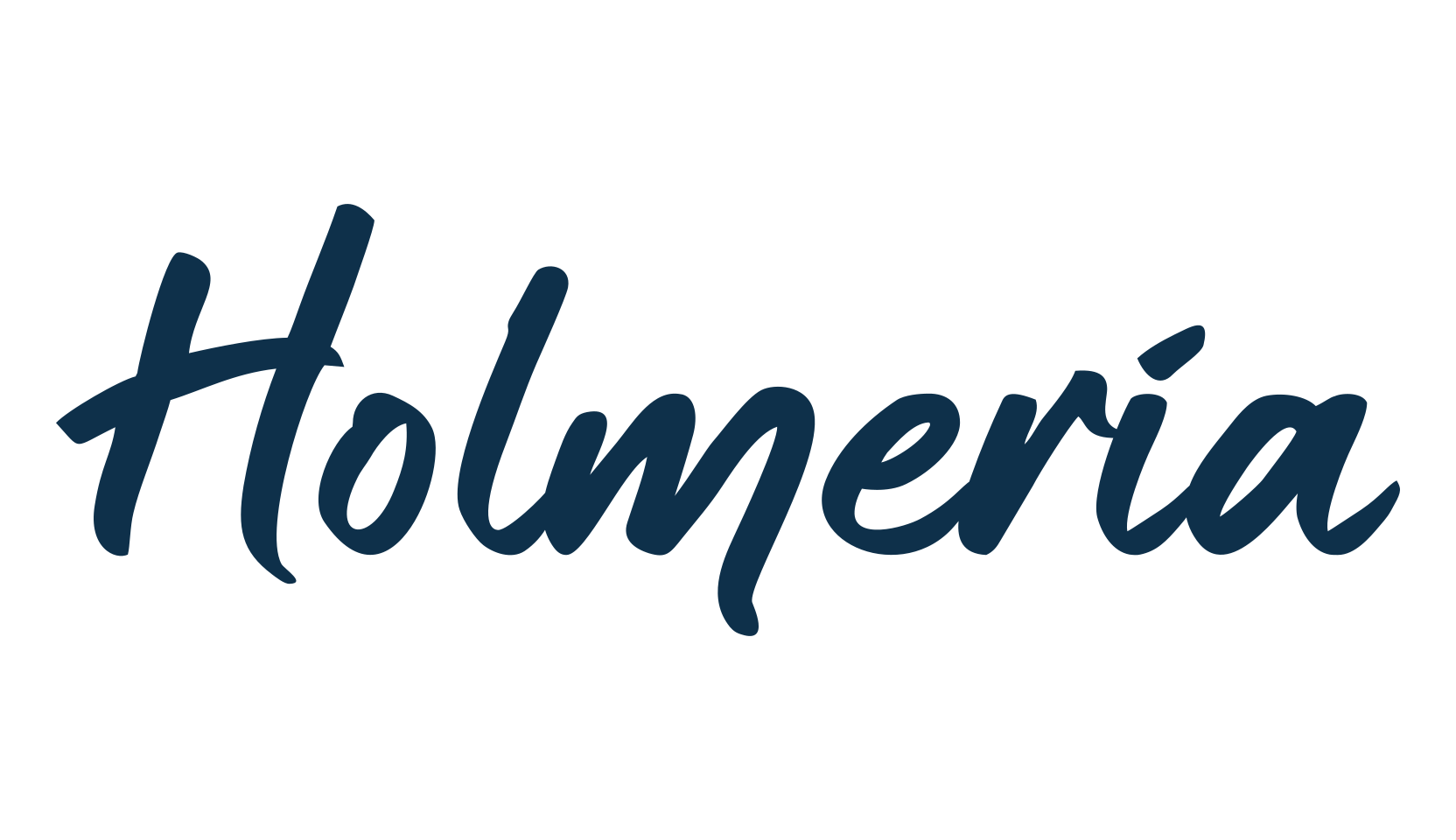Holmeria, script handwritten fancy decorative calligraphy font preview