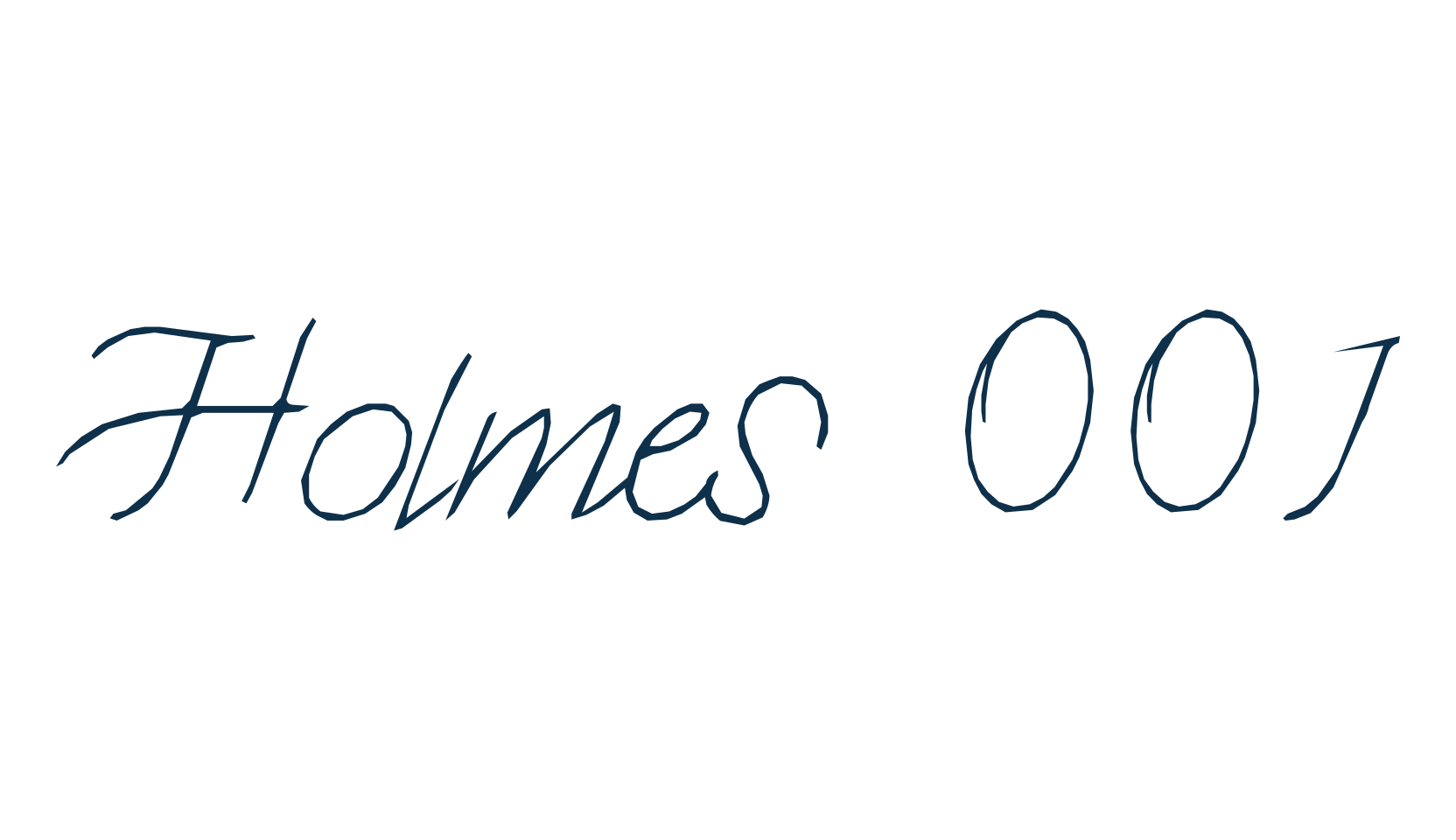 Holmes 001, fancy various decorative script calligraphy font preview