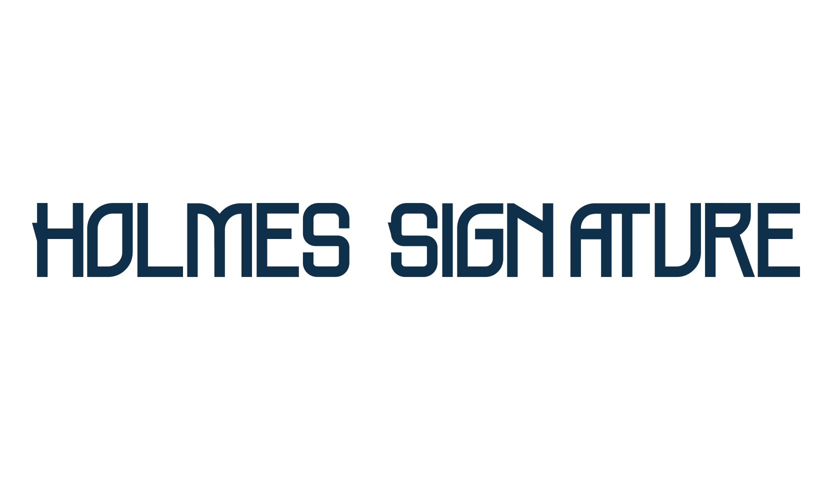 Holmes Signature, script handwritten fancy decorative calligraphy font preview