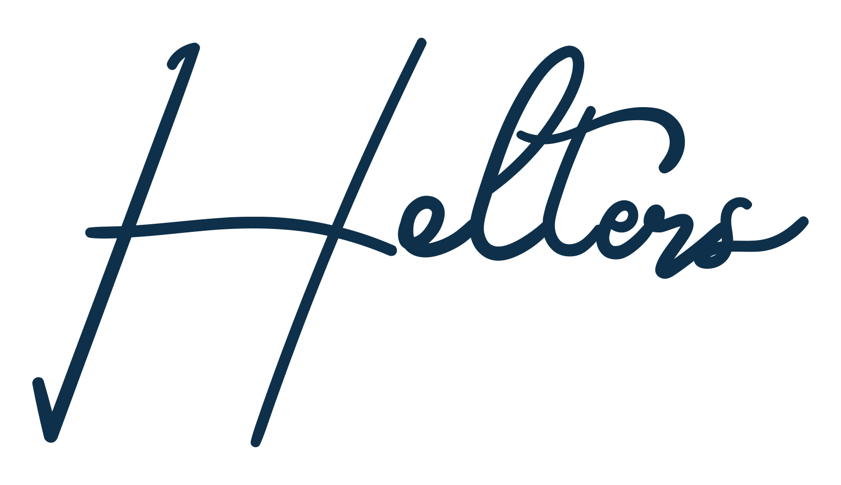 Holters, handwriting font preview