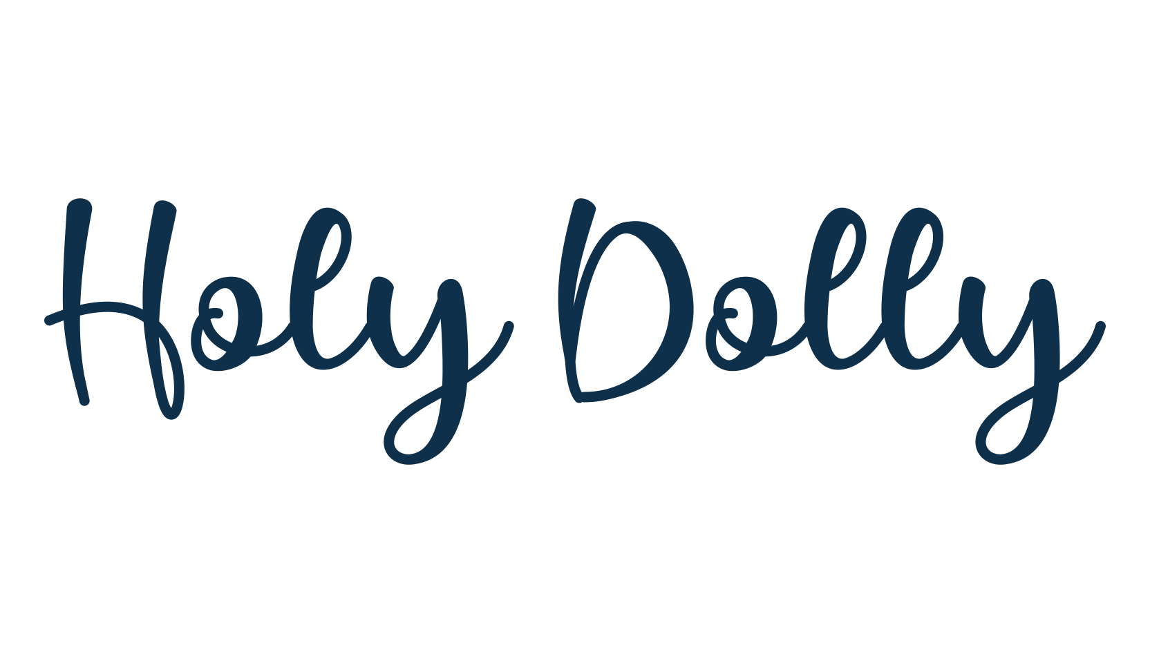 Holy Dolly, fancy decorative font preview
