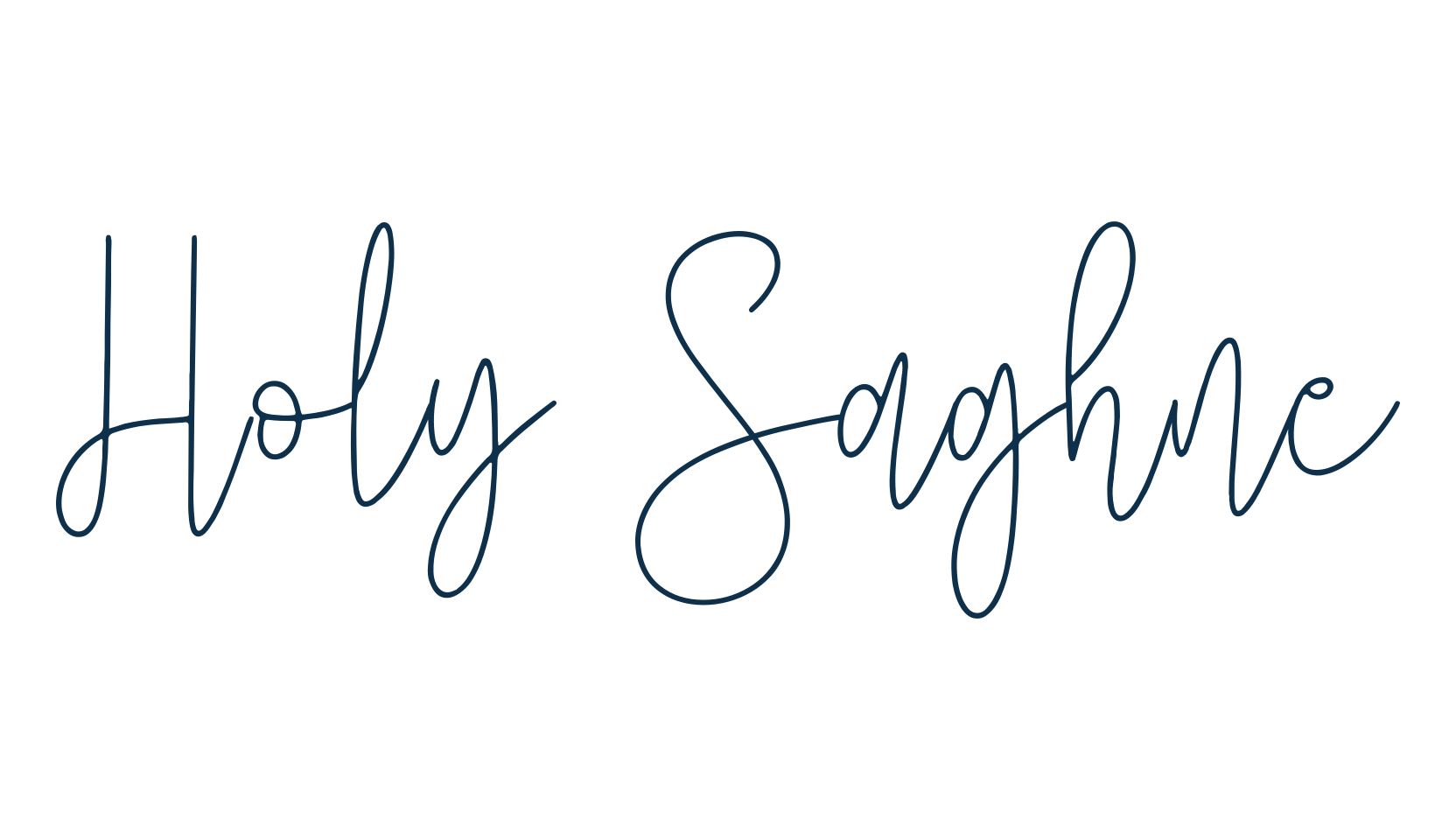 Holy Saghne, handwriting font preview