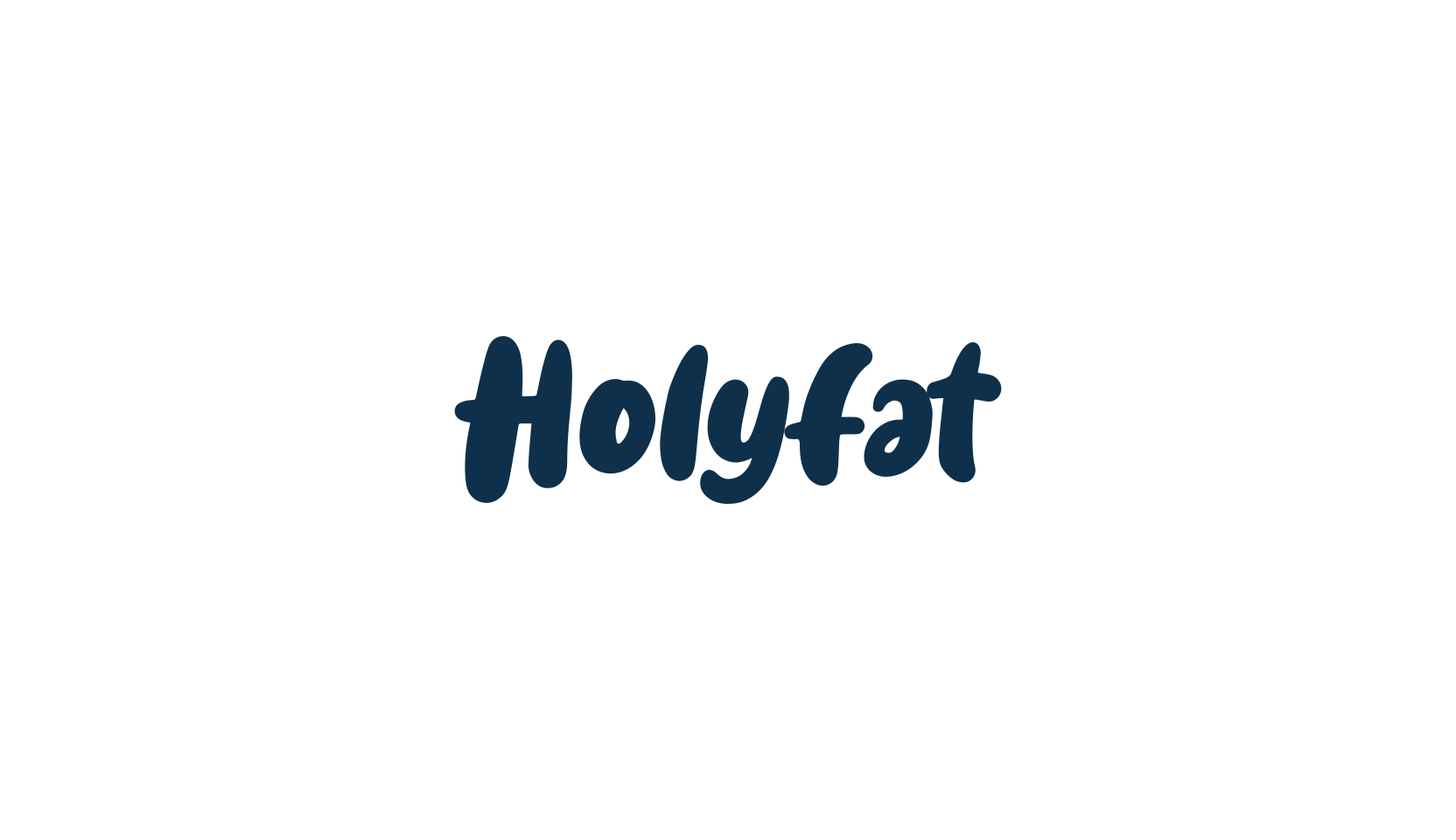Holyfat, cartoon font preview