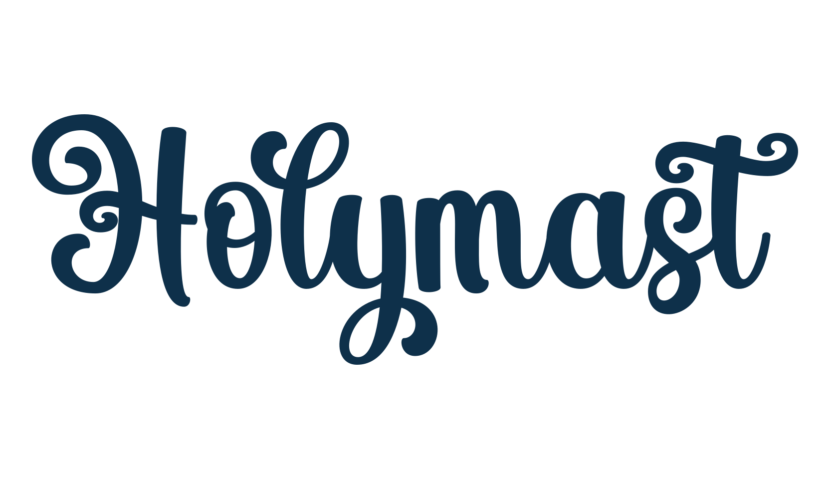 Holymast, fancy decorative font preview
