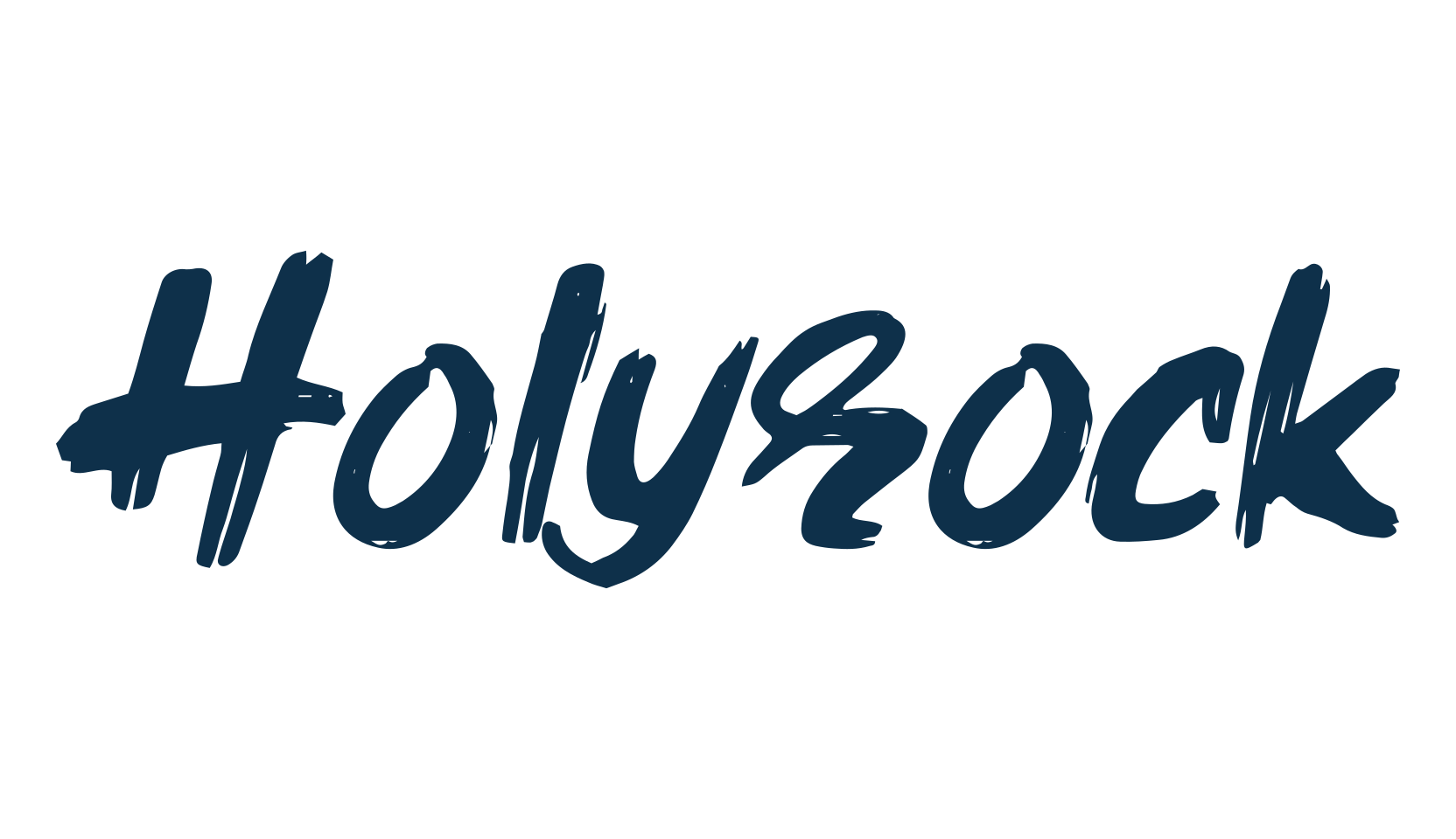 Holyrock, brush font preview