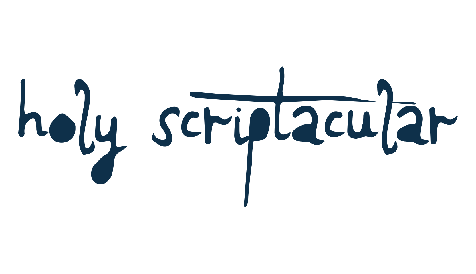 Holy Scriptacular, script handwritten fancy decorative calligraphy font preview