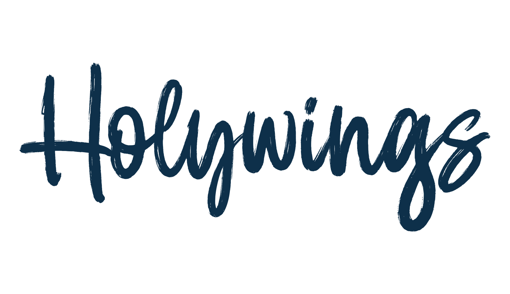 Holywings, brush font preview