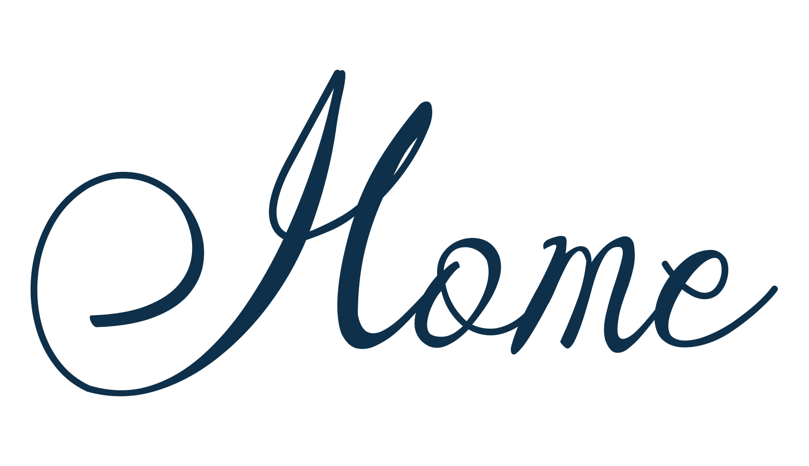 Home (home-2), calligraphy font preview