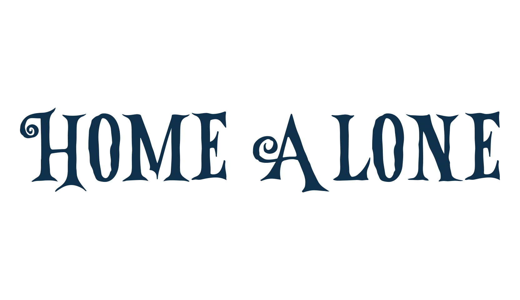Home Alone (home-alone-2), fancy decorative font preview