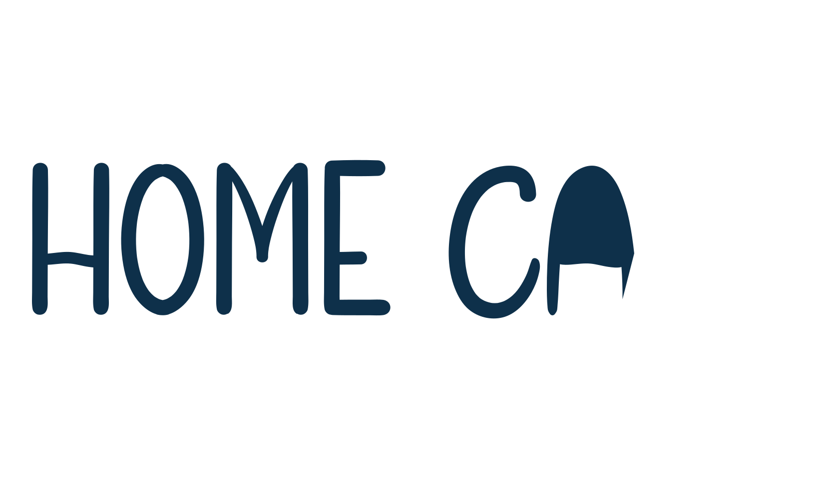 Home Cake, handwriting font preview