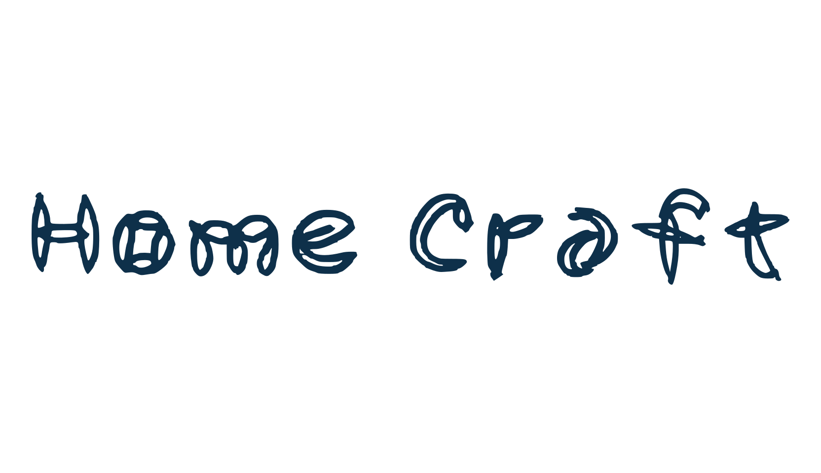 Home Craft, fancy various decorative font preview