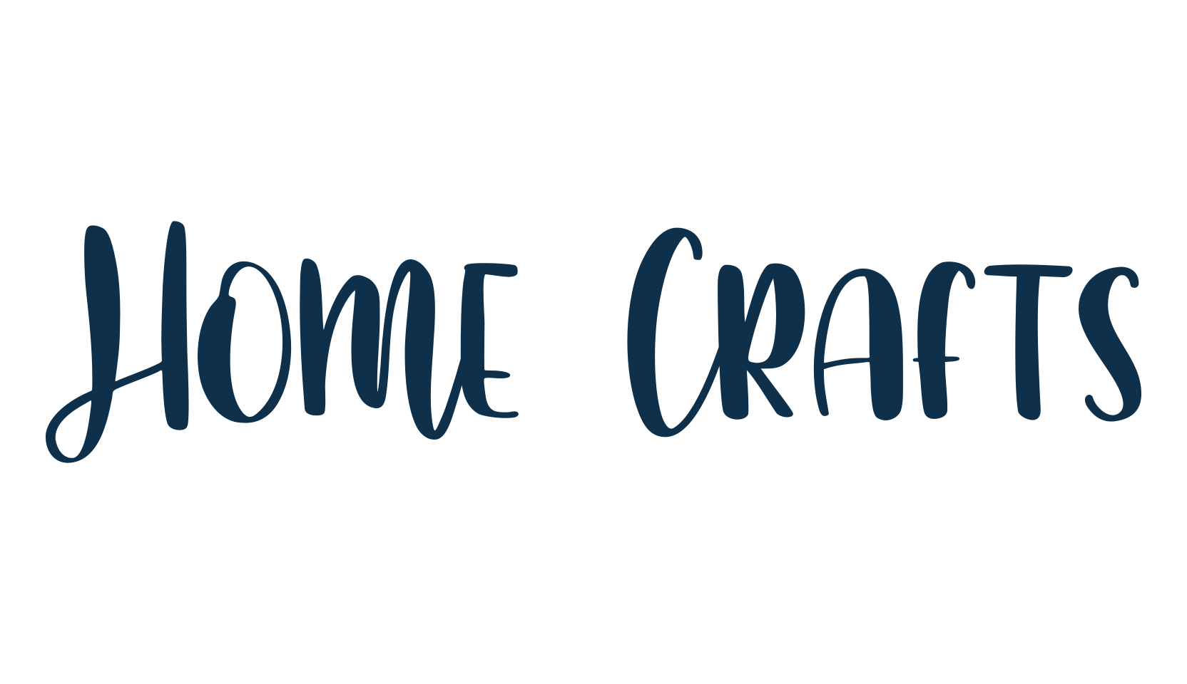 Home Crafts, display market font preview