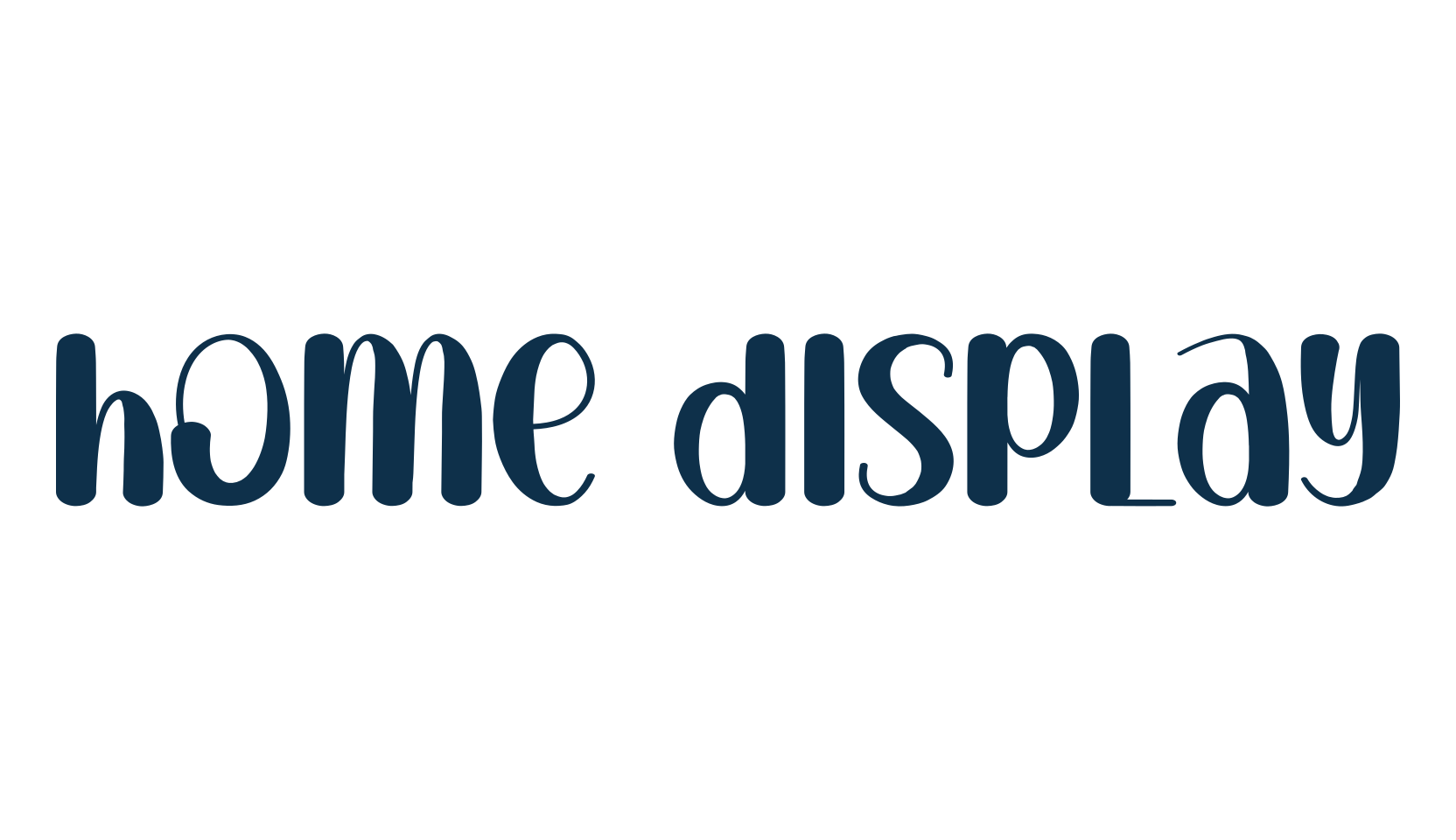 Home Display, fancy various decorative script calligraphy font preview