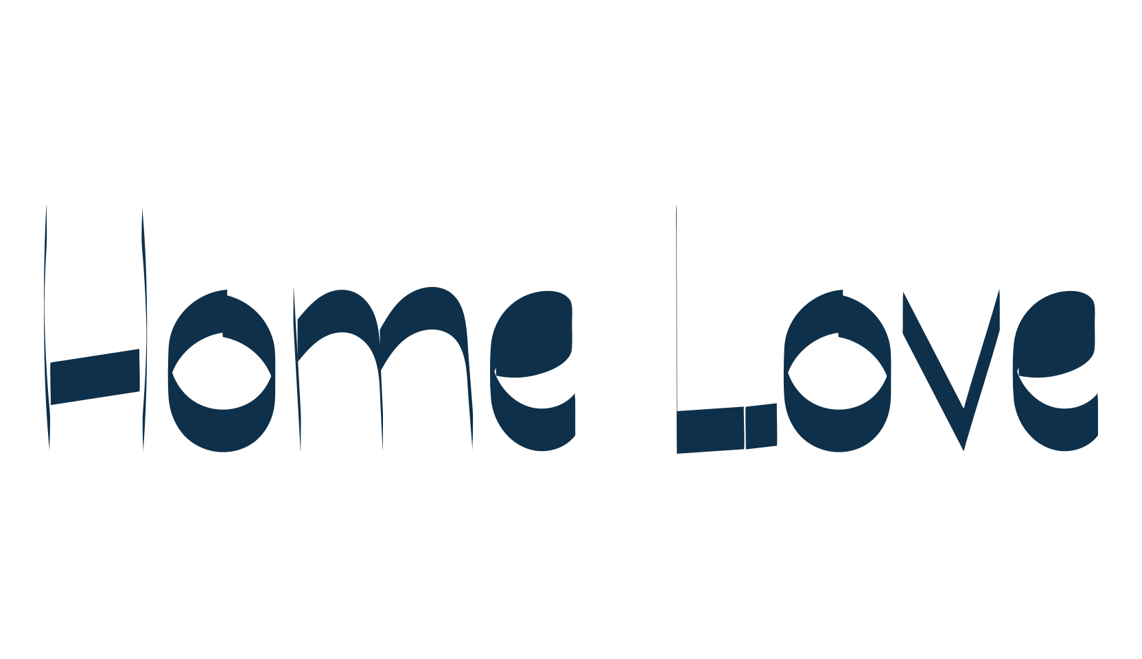 Home Love, fancy various decorative font preview
