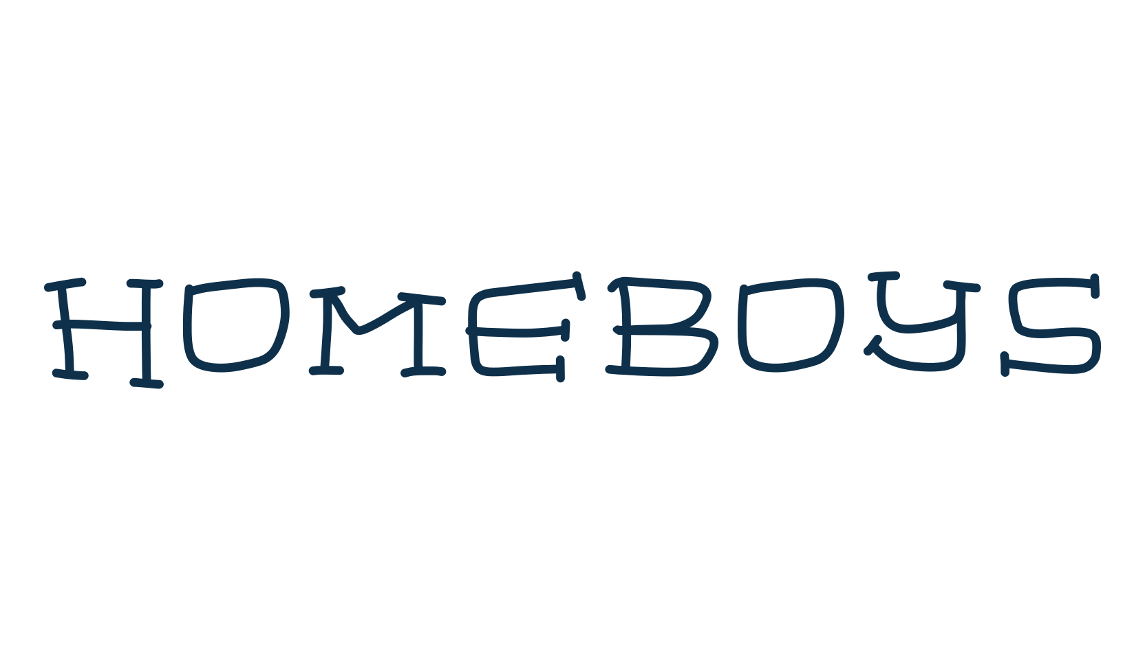 Homeboys, script handwritten fancy decorative calligraphy font preview