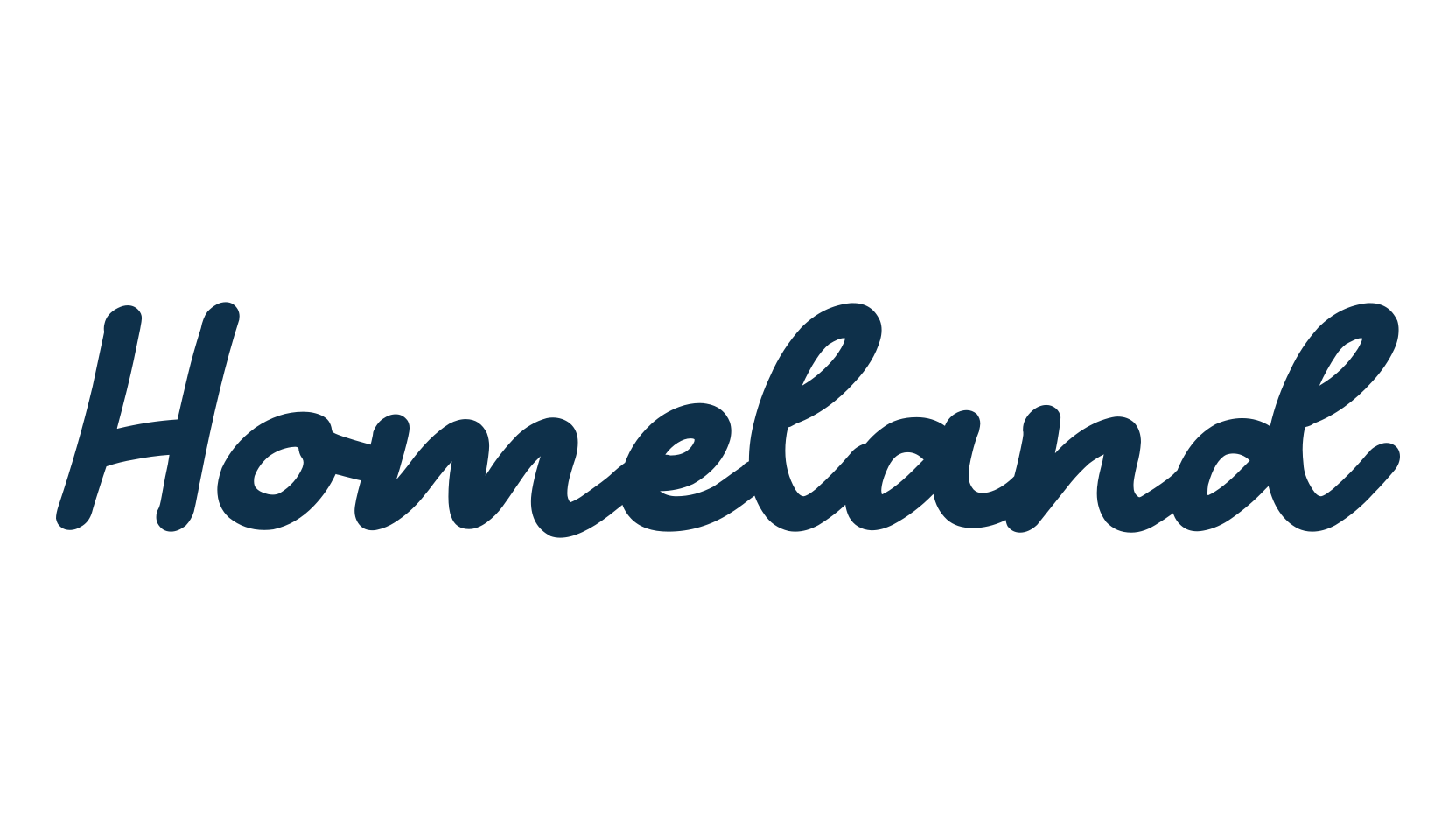 Homeland, handwriting font preview