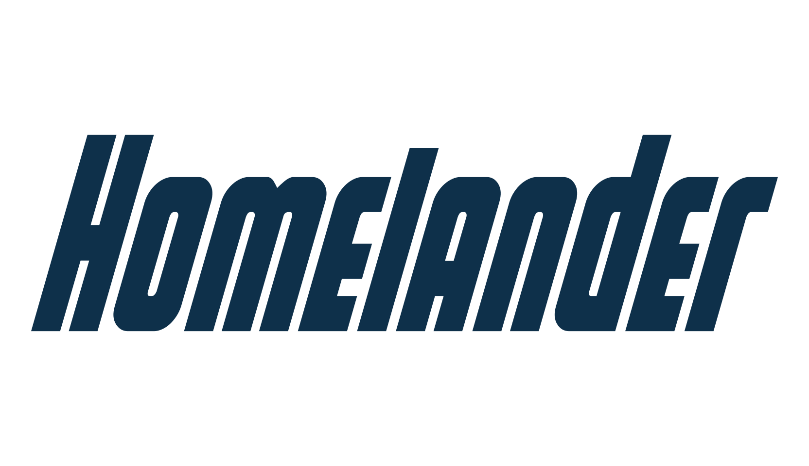 Homelander, basic sans serif font preview