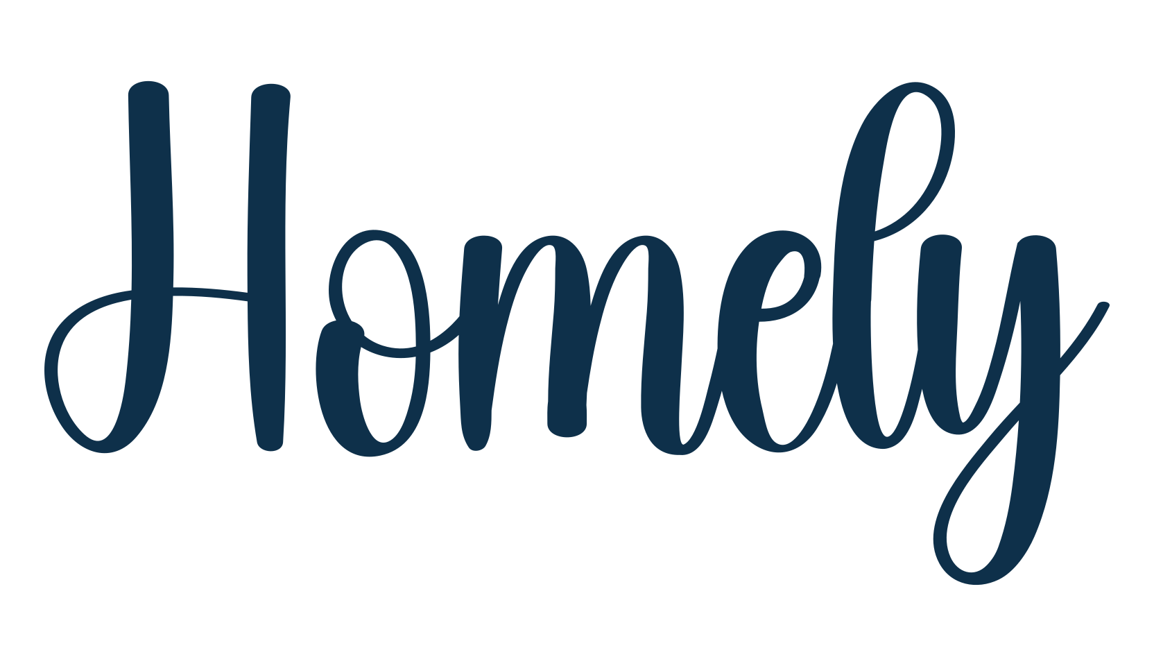 Homely, fancy decorative font preview