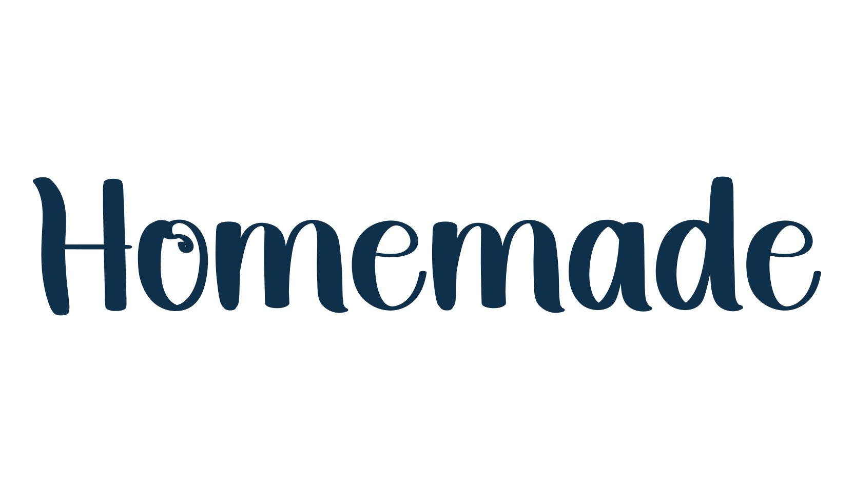 Homemade (homemade-4), fancy decorative font preview