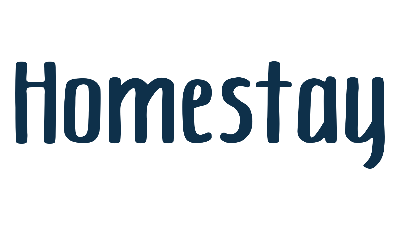 Homestay (homestay), fancy various decorative font preview